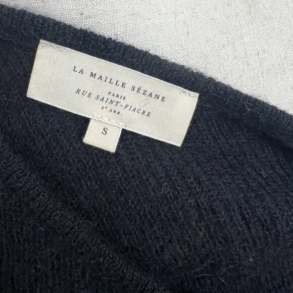 Sezane Gaspard Cardigan - Black - Small - Picture 4 of 4